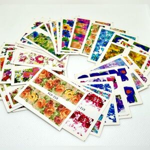 40 piece Decal Nail Art Stickers